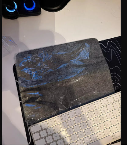 Large Wool Felt Gaming Desk Mat – Non-Slip Keyboard & Mouse Pad